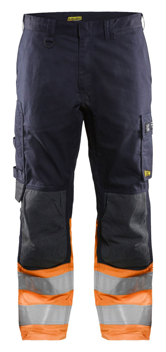 Blaklader Broeken 14881513 Multinorm marineblauw-oranje(8953)