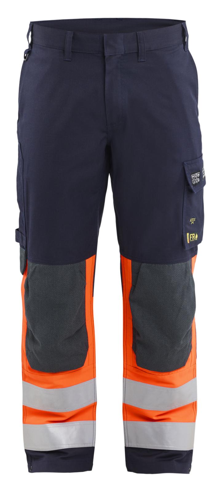 Blaklader Vlamvertragend Multinorm Werkbroeken 14881524 inherent vlamwerend marineblauw-oranje(8953)