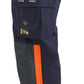 Blaklader Vlamvertragend Multinorm Werkbroeken 14881524 inherent vlamwerend marineblauw-oranje(8953)
