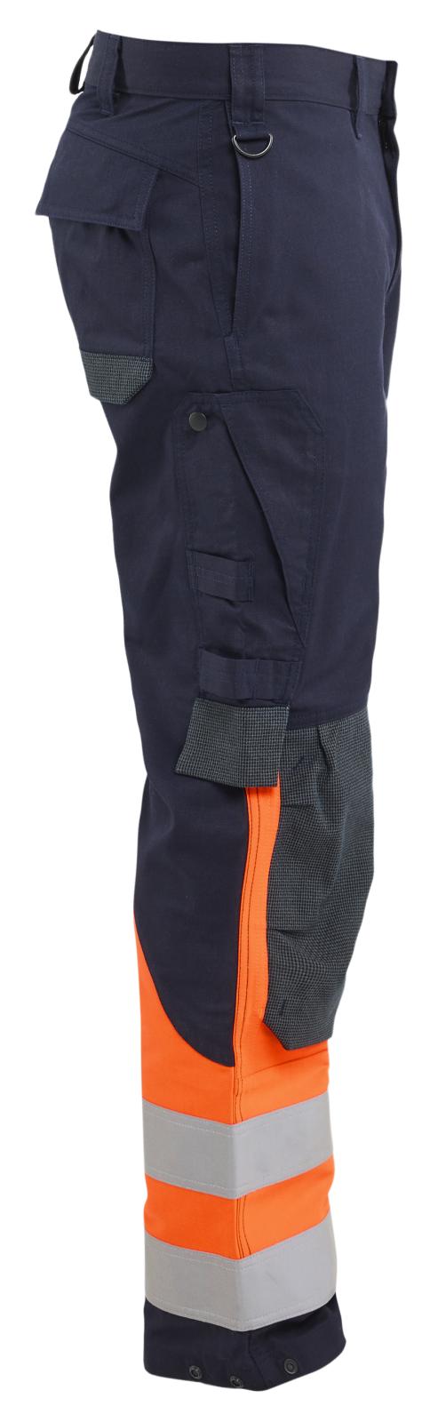 Blaklader Vlamvertragend Multinorm Werkbroeken 14881524 inherent vlamwerend marineblauw-oranje(8953)