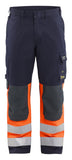 Blaklader Vlamvertragend Multinorm Werkbroeken 14881524 inherent vlamwerend marineblauw-oranje(8953)