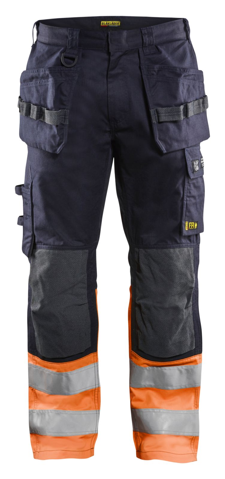 Blaklader Broeken 14891513 Multinorm marineblauw-oranje(8953)