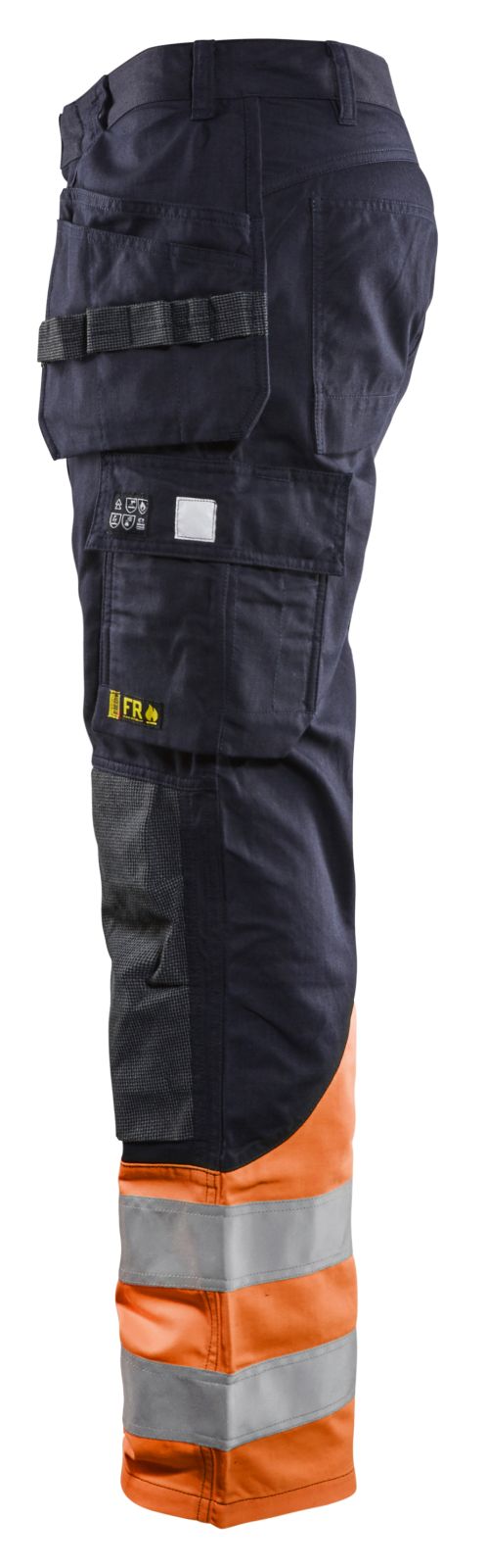 Blaklader Broeken 14891513 Multinorm marineblauw-oranje(8953)