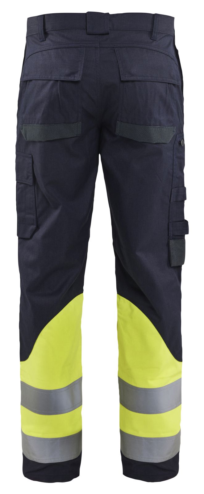 Blaklader Vlamvertragend Multinorm Werkbroeken 14911512 inherent vlamwerend antistatisch APC 2 marineblauw-fluo geel(8933)