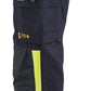 Blaklader Vlamvertragend Multinorm Werkbroeken 14911512 inherent vlamwerend antistatisch APC 2 marineblauw-fluo geel(8933)