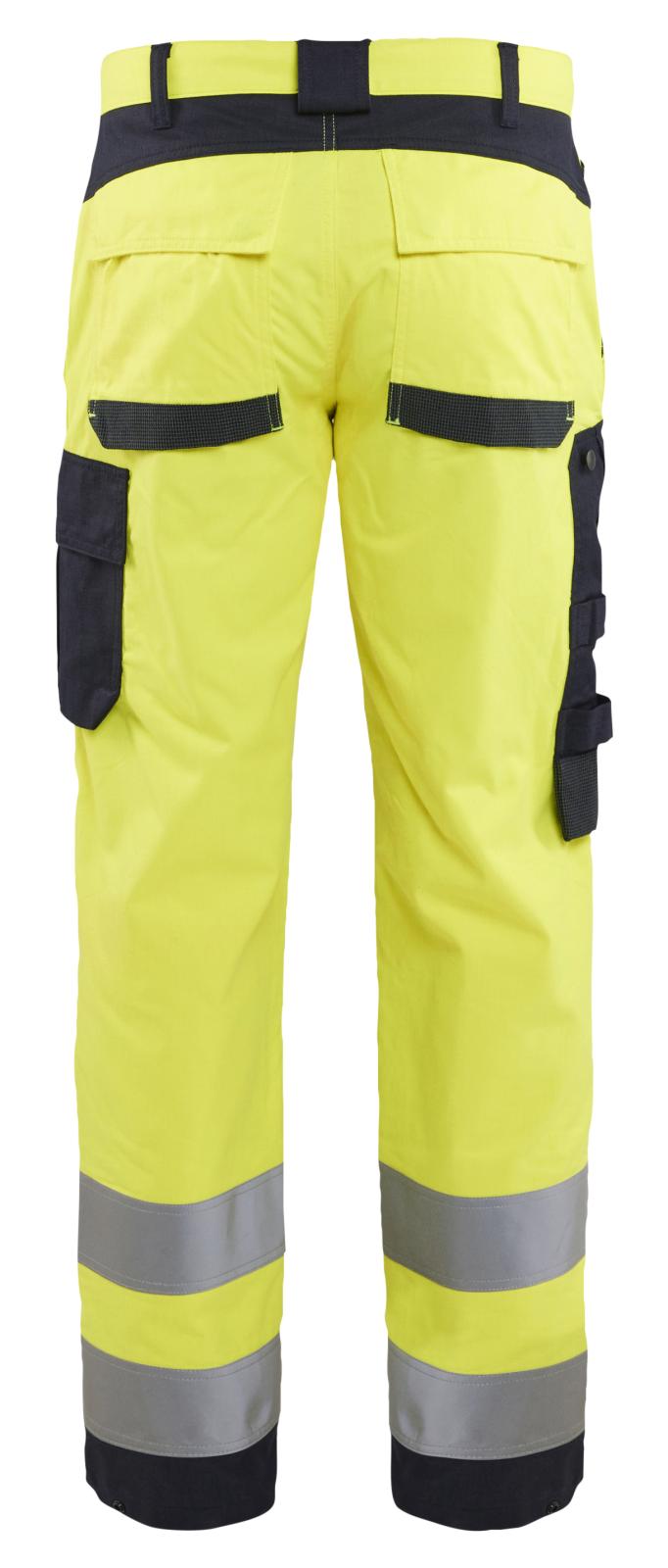 Blaklader Vlamvertragend APC 2 Multinorm Werkbroeken 14921512 inherent vlamwerend fluo geel-marineblauw(3389)
