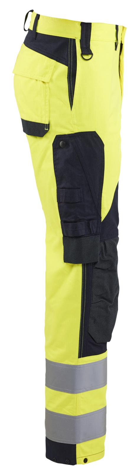 Blaklader Vlamvertragend APC 2 Multinorm Werkbroeken 14921512 inherent vlamwerend fluo geel-marineblauw(3389)