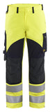 Blaklader Vlamvertragend APC 2 Multinorm Werkbroeken 14921512 inherent vlamwerend fluo geel-marineblauw(3389)