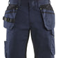 Blaklader Service Shorts 14941330 spijkerzakken donker marineblauw-fluo geel(8633)