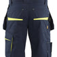 Blaklader Service Shorts 14941330 spijkerzakken donker marineblauw-fluo geel(8633)