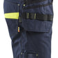 Blaklader Service Shorts 14941330 spijkerzakken donker marineblauw-fluo geel(8633)