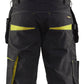 Blaklader Broeken 14941330 zwart-geel(9933)