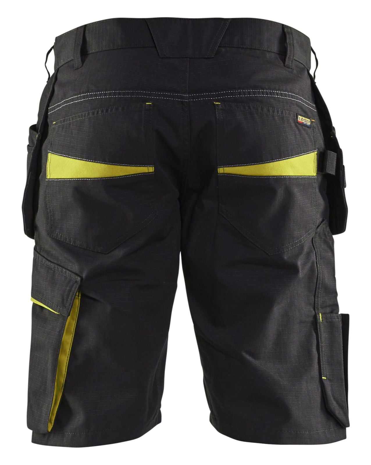 Blaklader Broeken 14941330 zwart-geel(9933)