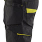 Blaklader Broeken 14941330 zwart-geel(9933)