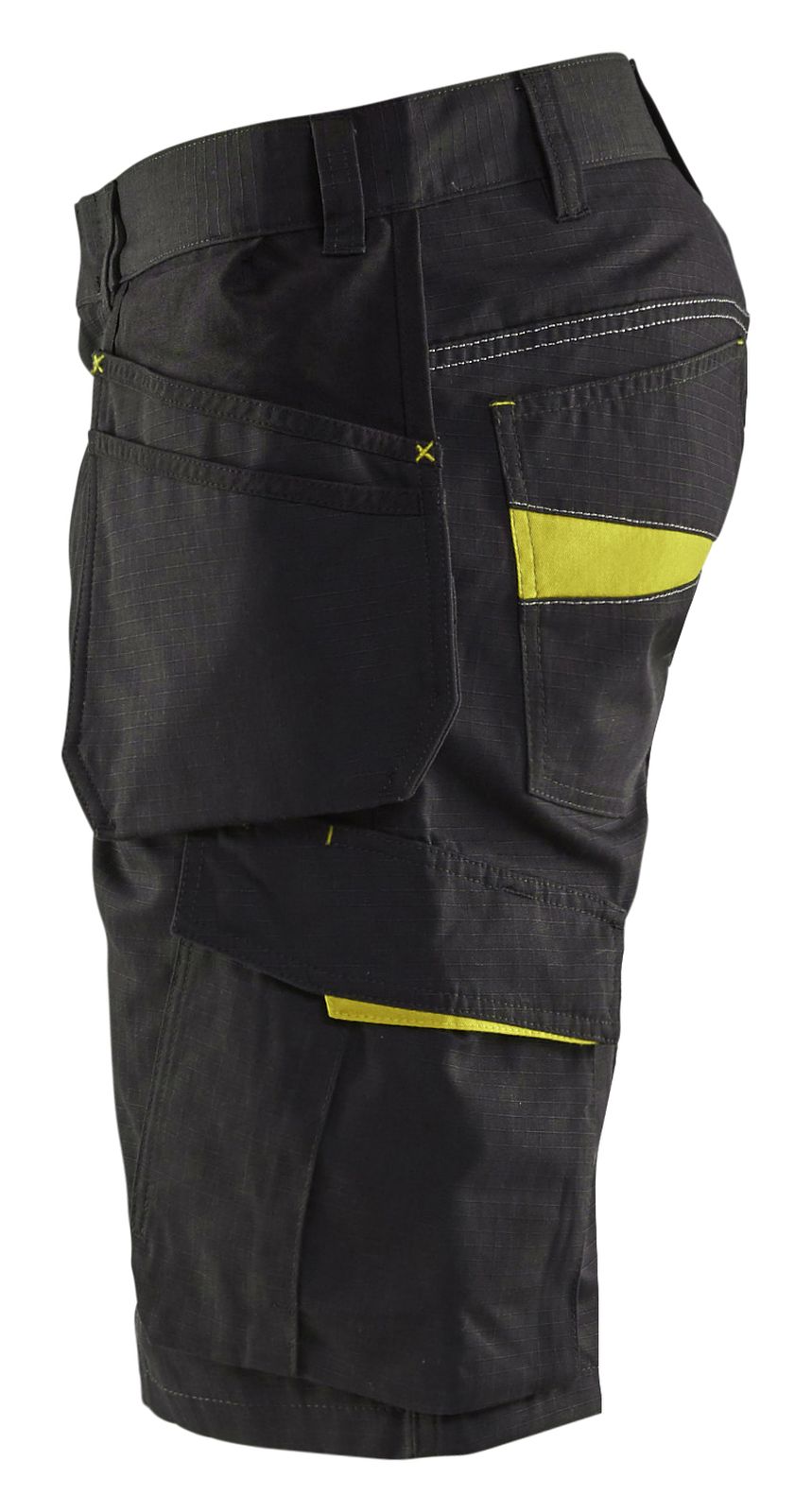 Blaklader Broeken 14941330 zwart-geel(9933)