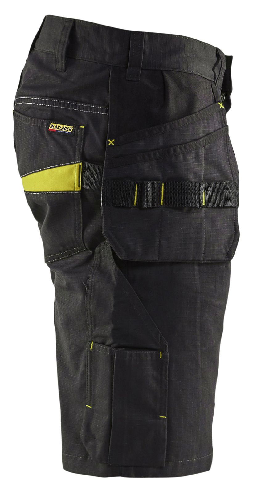 Blaklader Broeken 14941330 zwart-geel(9933)