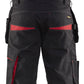 Blaklader Broeken 14941330 zwart-rood(9956)
