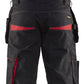 Blaklader Broeken 14941330 zwart-rood(9956)