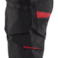 Blaklader Broeken 14941330 zwart-rood(9956)