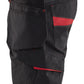 Blaklader Broeken 14941330 zwart-rood(9956)
