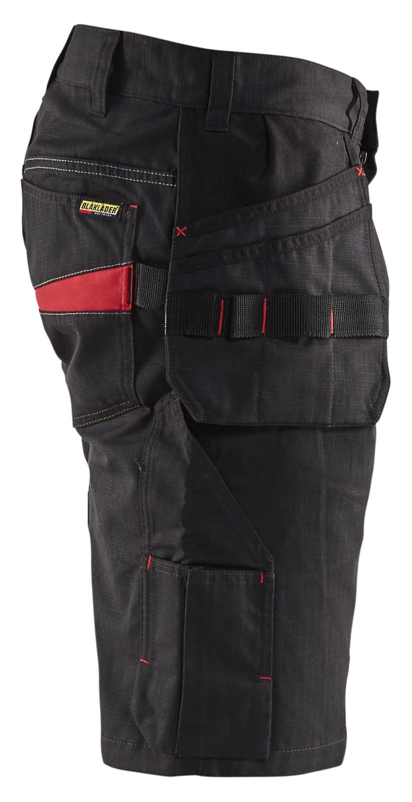 Blaklader Broeken 14941330 zwart-rood(9956)