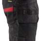 Blaklader Broeken 14941330 zwart-rood(9956)