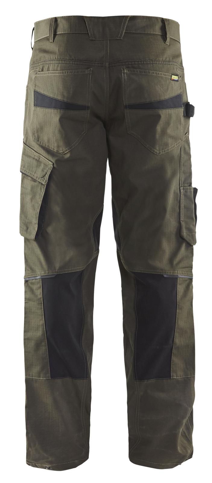 Blaklader Broeken 14951330 met Stretch groen-zwart(4599)