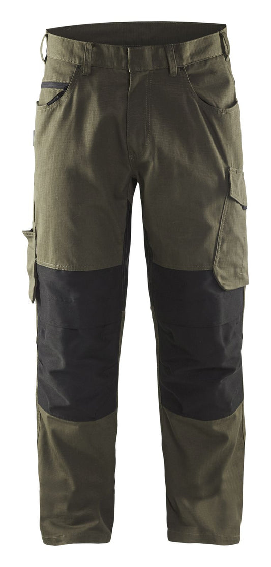 Blaklader Broeken 14951330 met Stretch groen-zwart(4599)