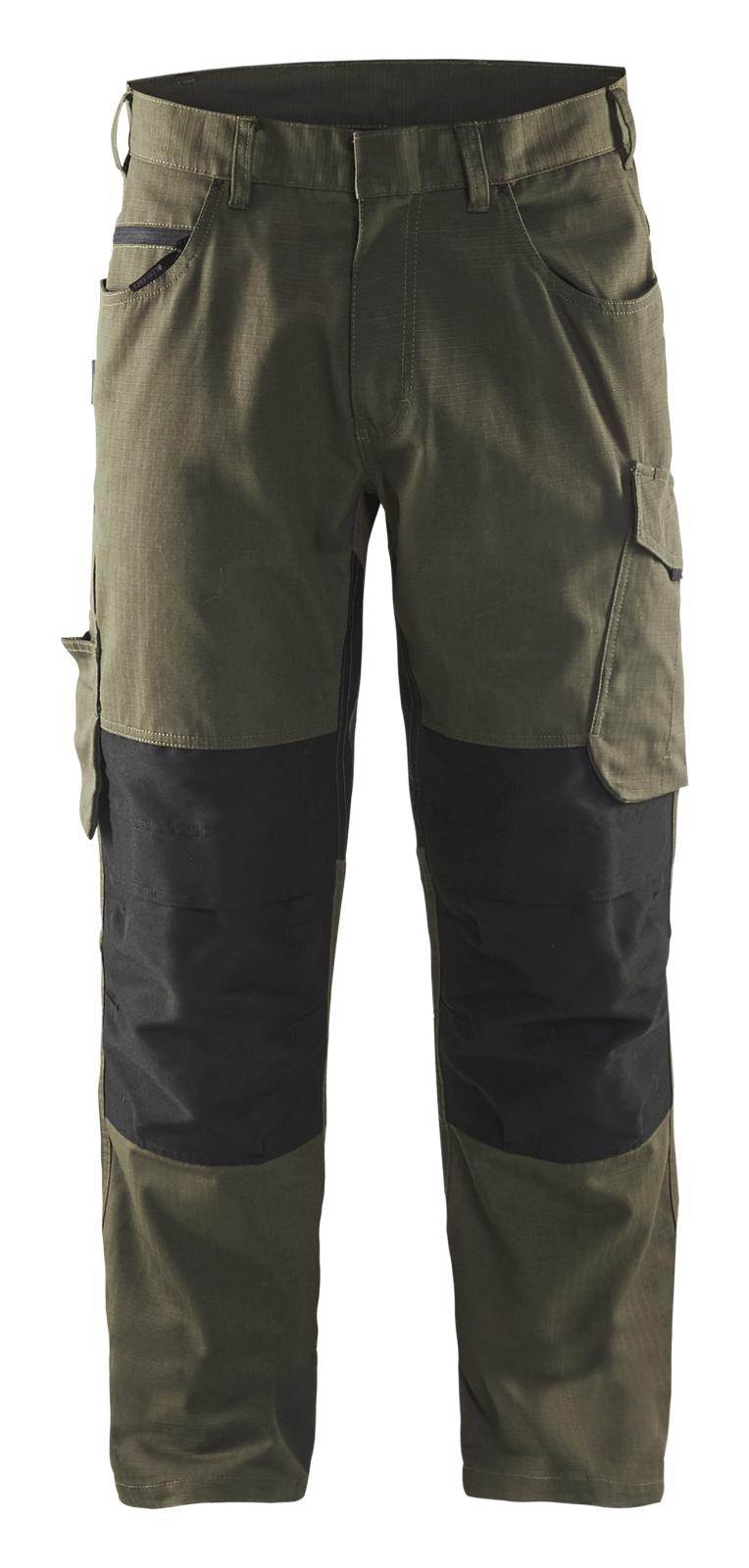 Blaklader Broeken 14951330 met Stretch groen-zwart(4599)