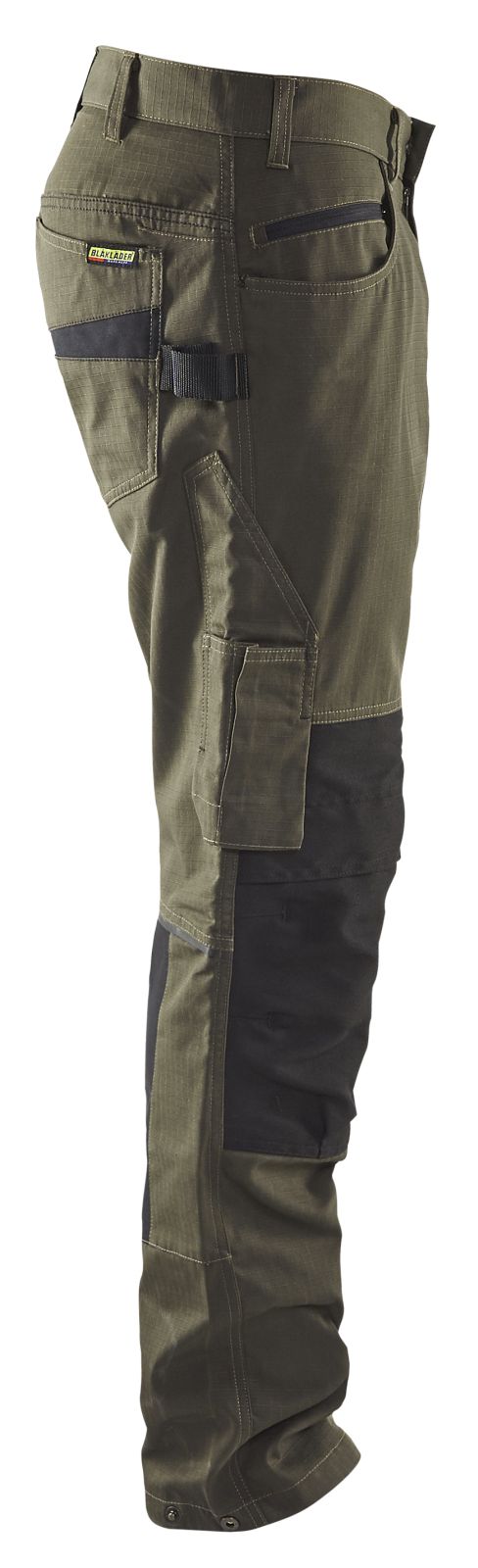 Blaklader Broeken 14951330 met Stretch groen-zwart(4599)