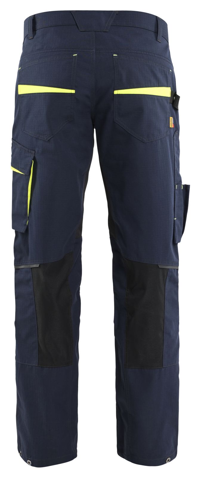 Blaklader Werkbroeken 14951330 stretch donker marineblauw-fluo geel(8633)