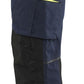 Blaklader Werkbroeken 14951330 stretch donker marineblauw-fluo geel(8633)