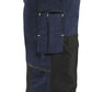 Blaklader Werkbroeken 14951330 stretch donker marineblauw-fluo geel(8633)