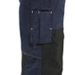 Blaklader Werkbroeken 14951330 stretch donker marineblauw-fluo geel(8633)