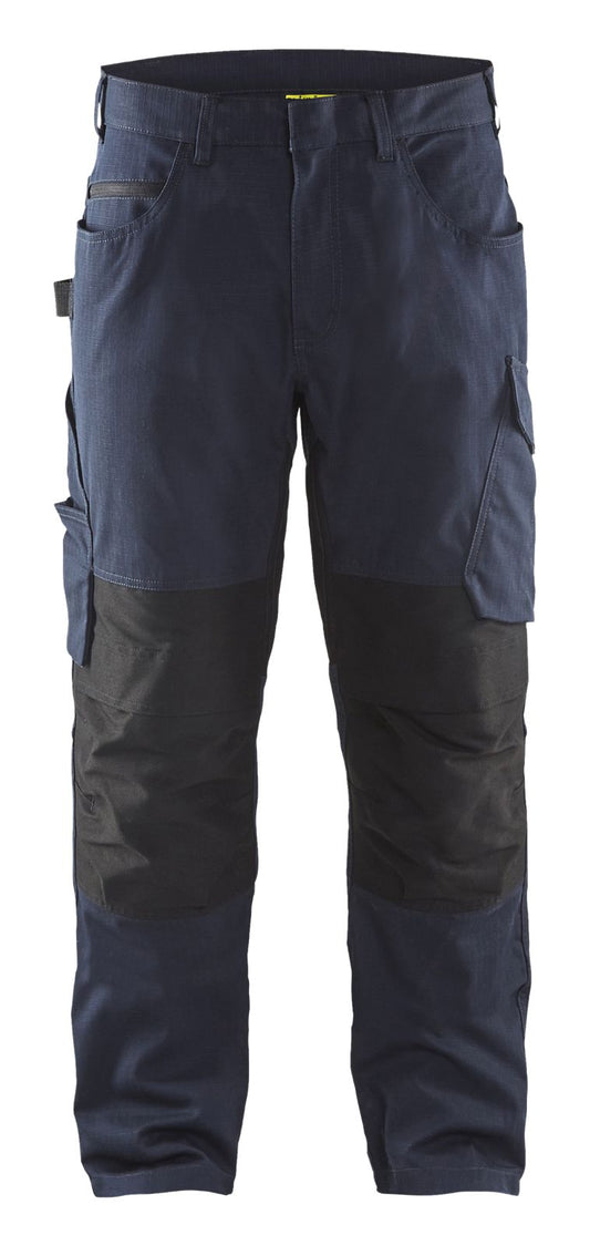 Blaklader Broeken 14951330 met Stretch donker marineblauw-zwart(8699)