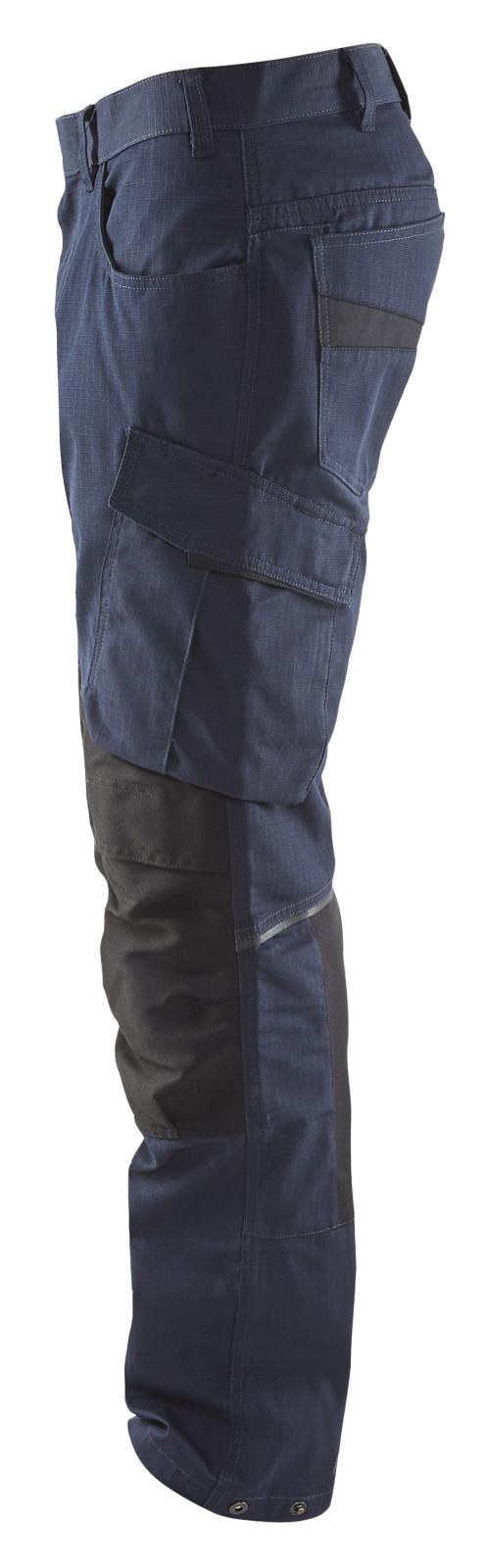 Blaklader Broeken 14951330 met Stretch donker marineblauw-zwart(8699)