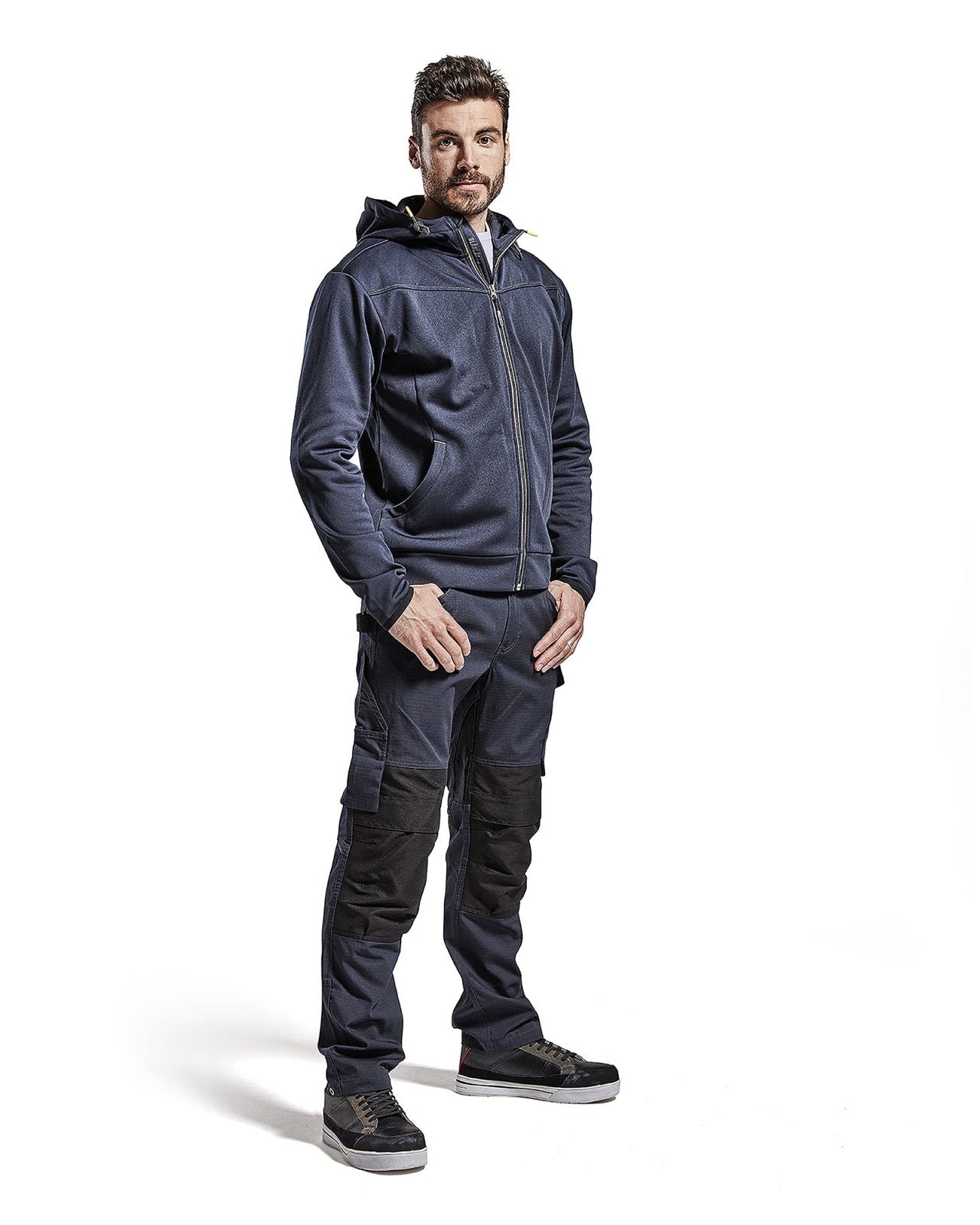 Blaklader Broeken 14951330 met Stretch donker marineblauw-zwart(8699)