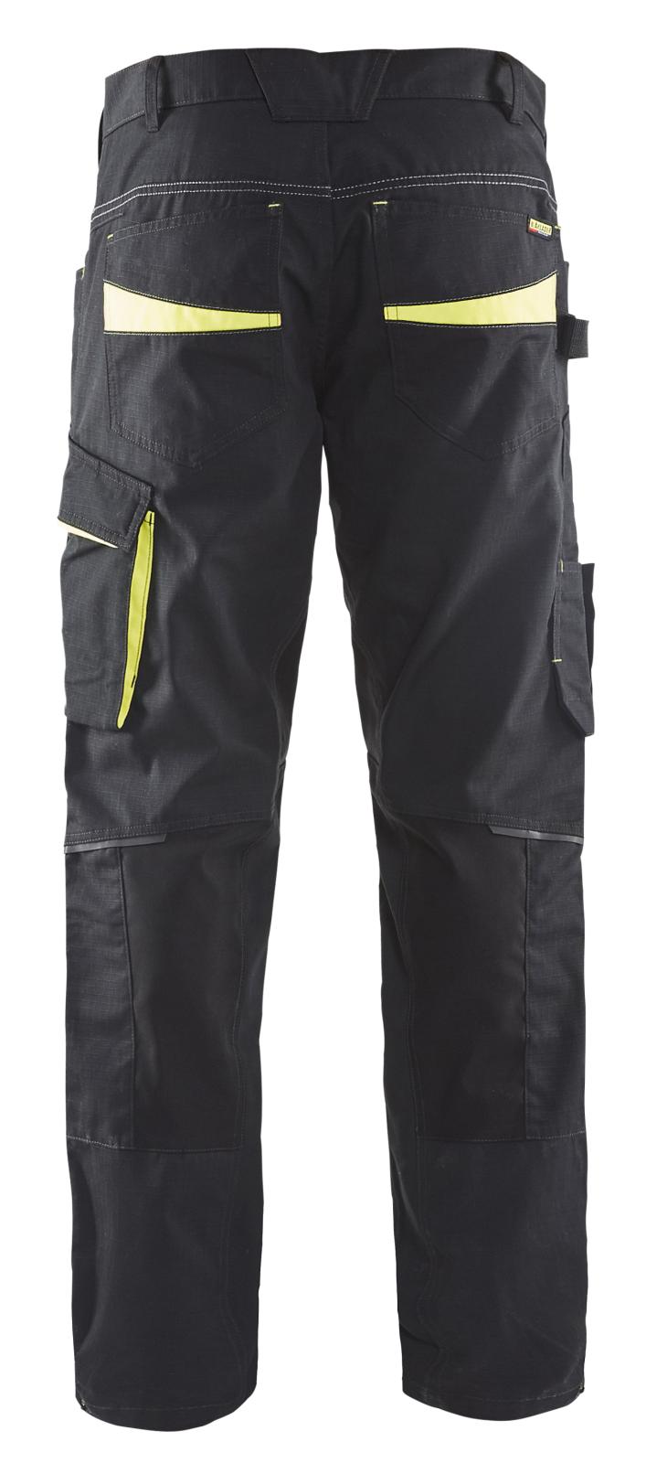 Blaklader Broeken 14951330 met Stretch zwart-geel(9933)