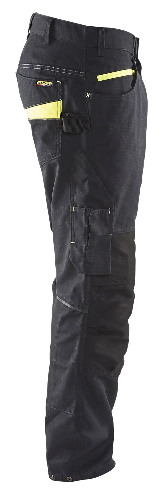 Blaklader Broeken 14951330 met Stretch zwart-geel(9933)