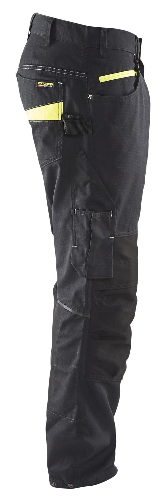 Blaklader Broeken 14951330 met Stretch zwart-geel(9933)