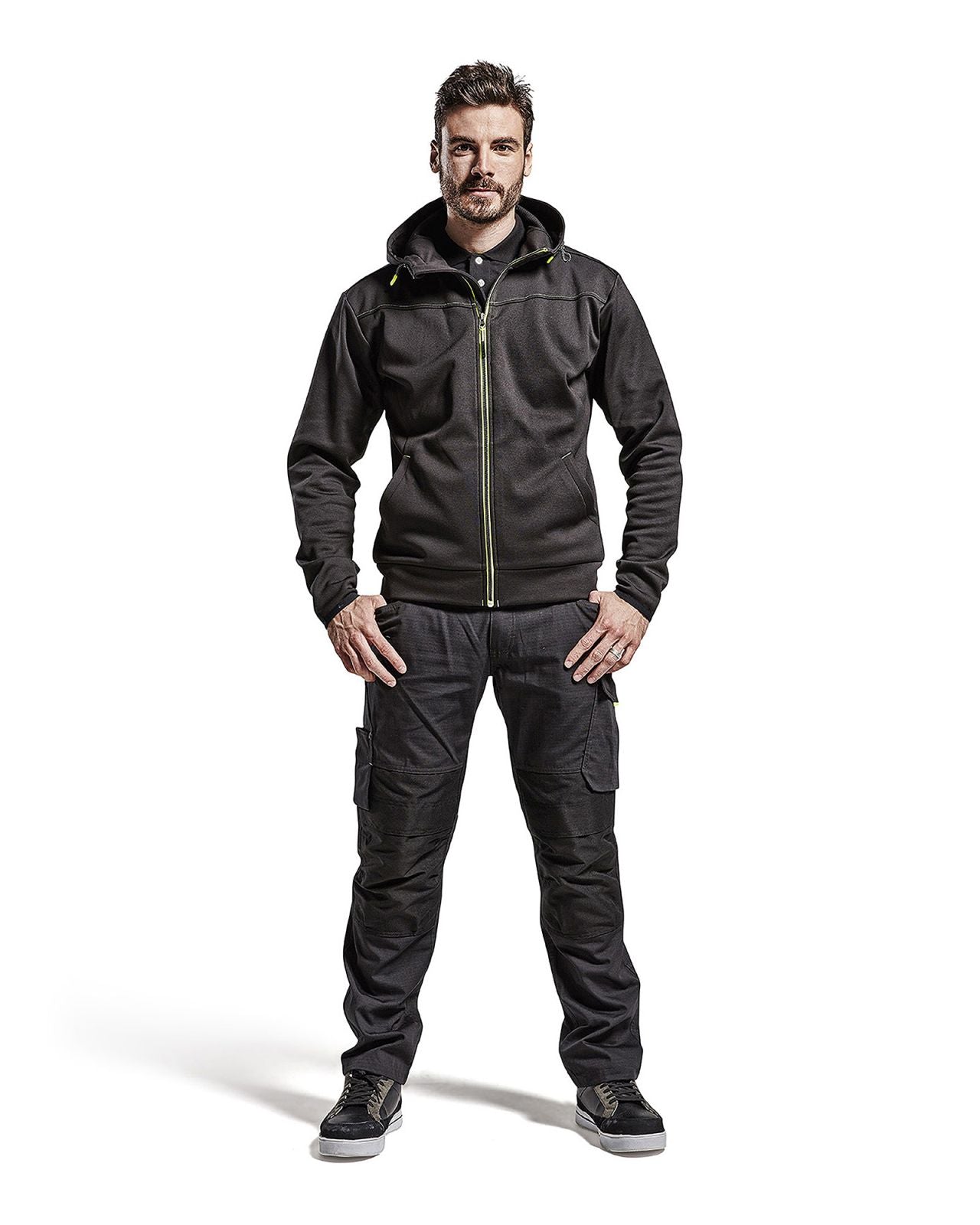 Blaklader Broeken 14951330 met Stretch zwart-geel(9933)