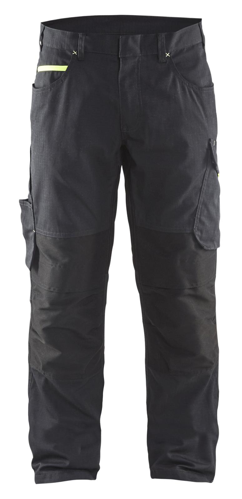 Blaklader Broeken 14951330 met Stretch zwart-geel(9933)