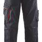 Blaklader Broeken 14951330 met Stretch zwart-rood(9956)