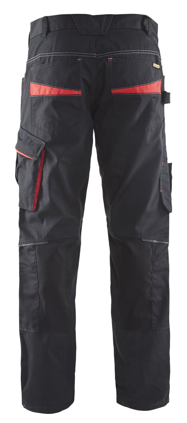 Blaklader Broeken 14951330 met Stretch zwart-rood(9956)