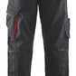 Blaklader Broeken 14951330 met Stretch zwart-rood(9956)
