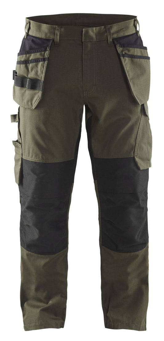 Blaklader Broeken 14961330 met Stretch groen-zwart(4599)