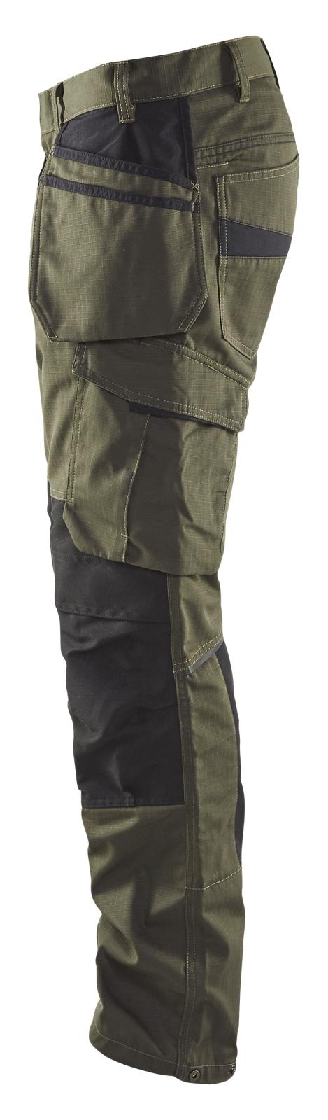 Blaklader Broeken 14961330 met Stretch groen-zwart(4599)