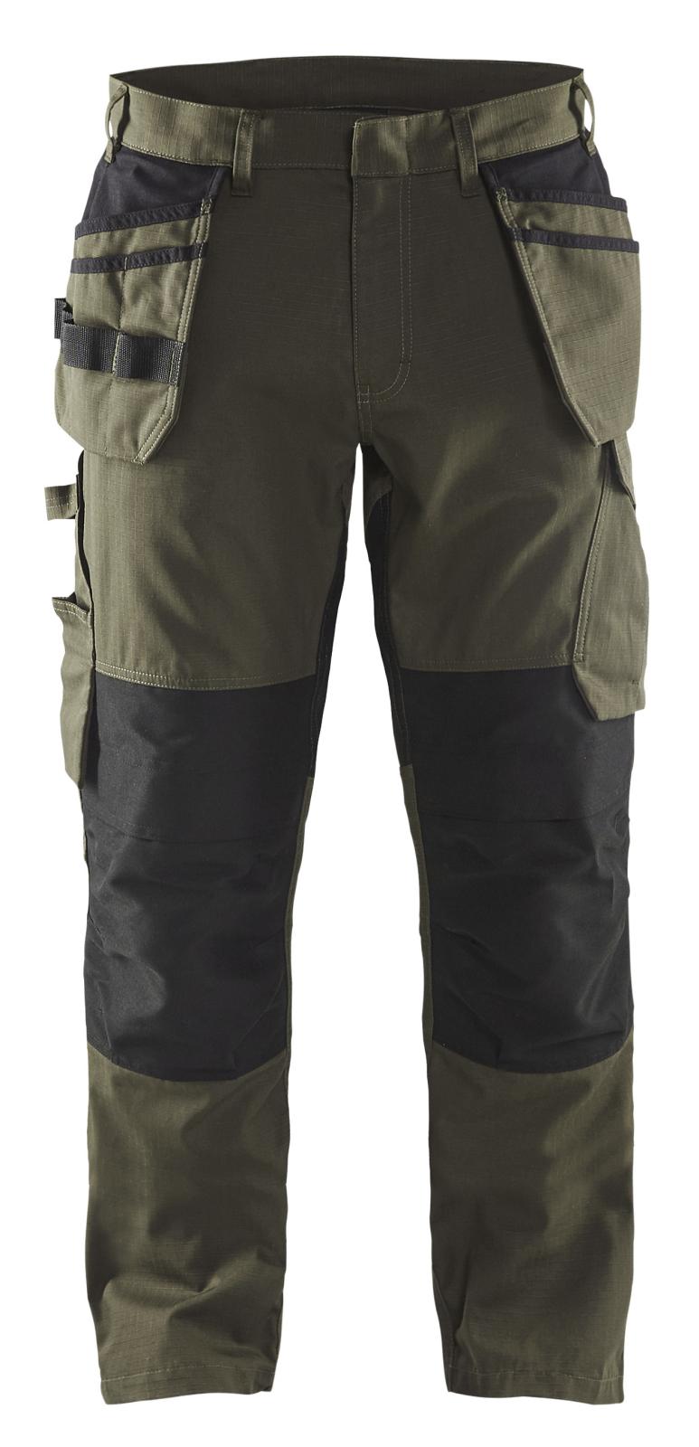 Blaklader Broeken 14961330 met Stretch groen-zwart(4599)