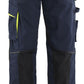 Blaklader Werkbroeken 14961330 stretch donker marineblauw-fluo geel(8633)