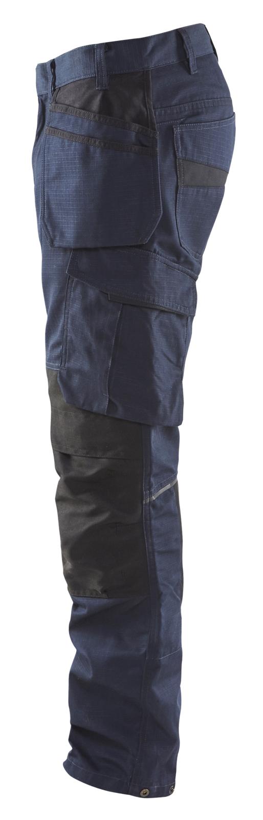 Blaklader Broeken 14961330 met Stretch donker marineblauw-zwart(8699)